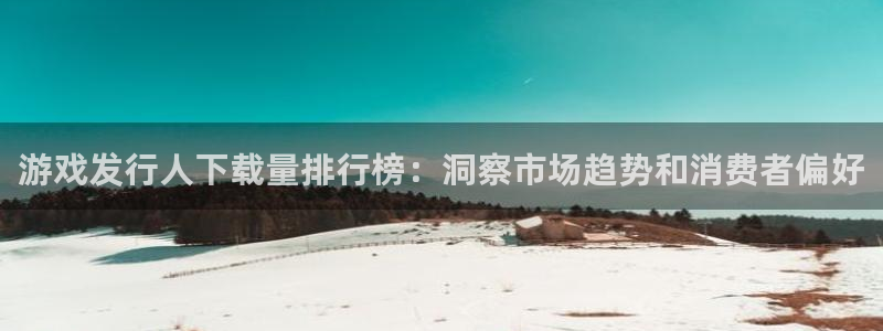 苏州pp电子网络科技有限公司：游戏发行人下载量排行榜：洞察市场趋势和消费者偏好